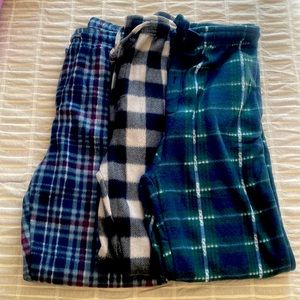 Fleece pajama bottoms